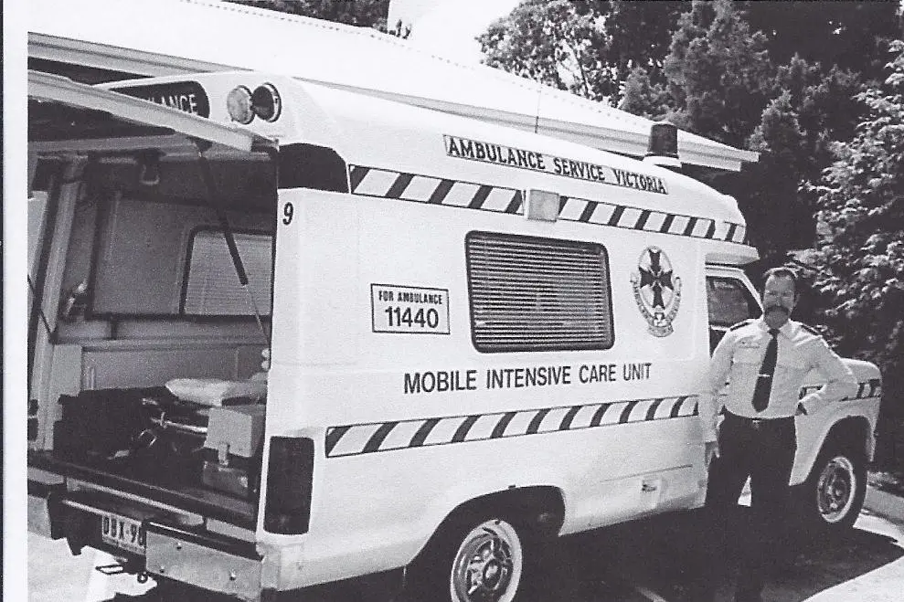 <p>A LONG HISTORY: Peter Watts at the opening of Mobile Intensive Care Unit (MICA) 8.</p>\\n