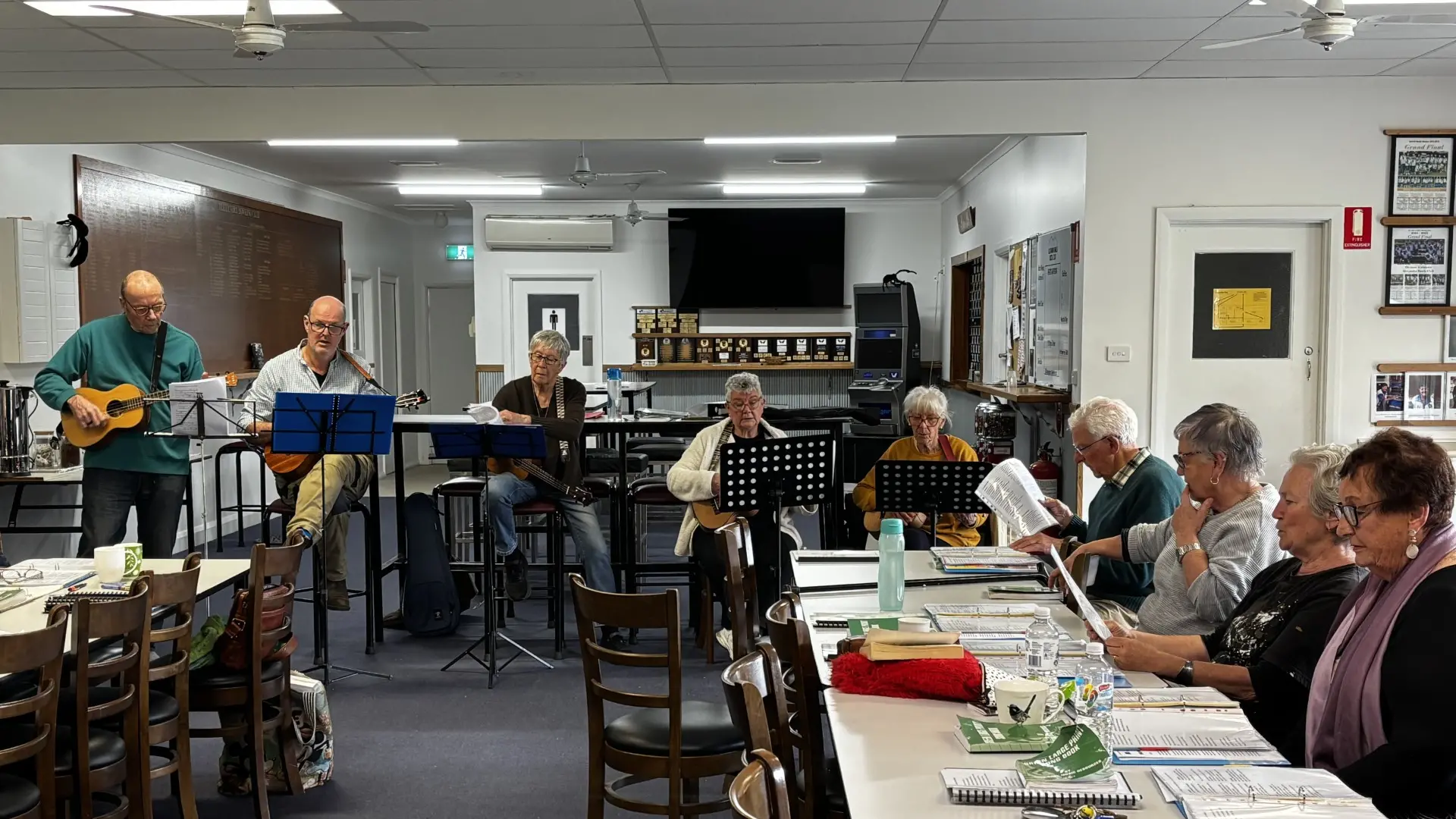 U3A Murrindindi East singing into Seniors Week