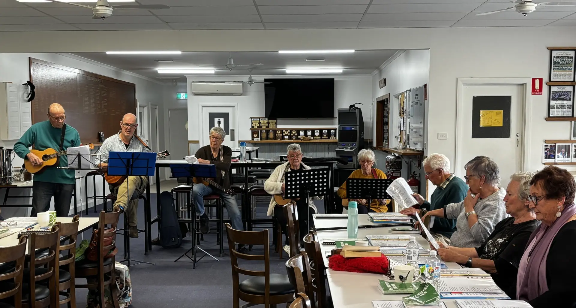 U3A Murrindindi East singing into Seniors Week