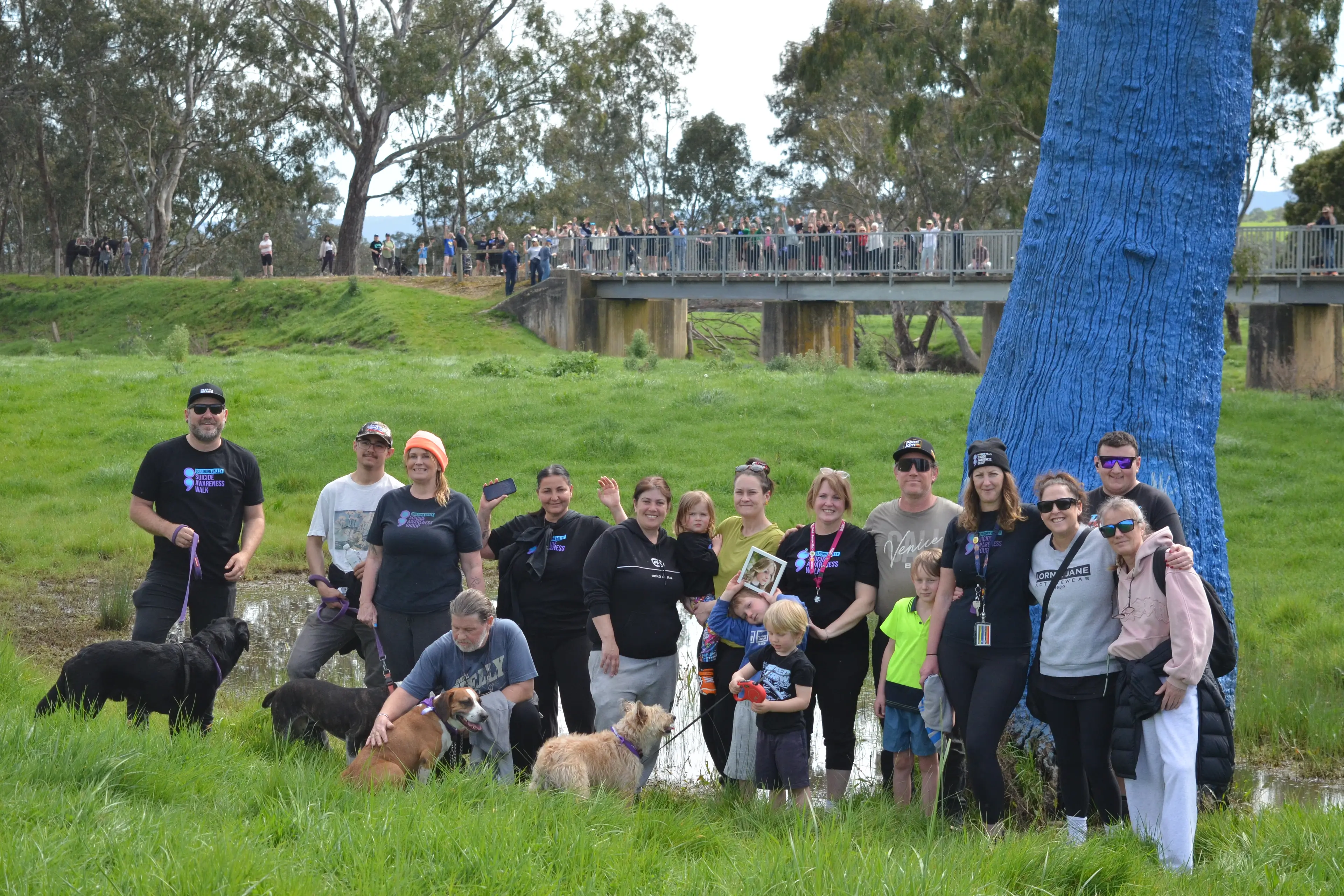 Sixth annual Suicide Awareness Walk in Yea