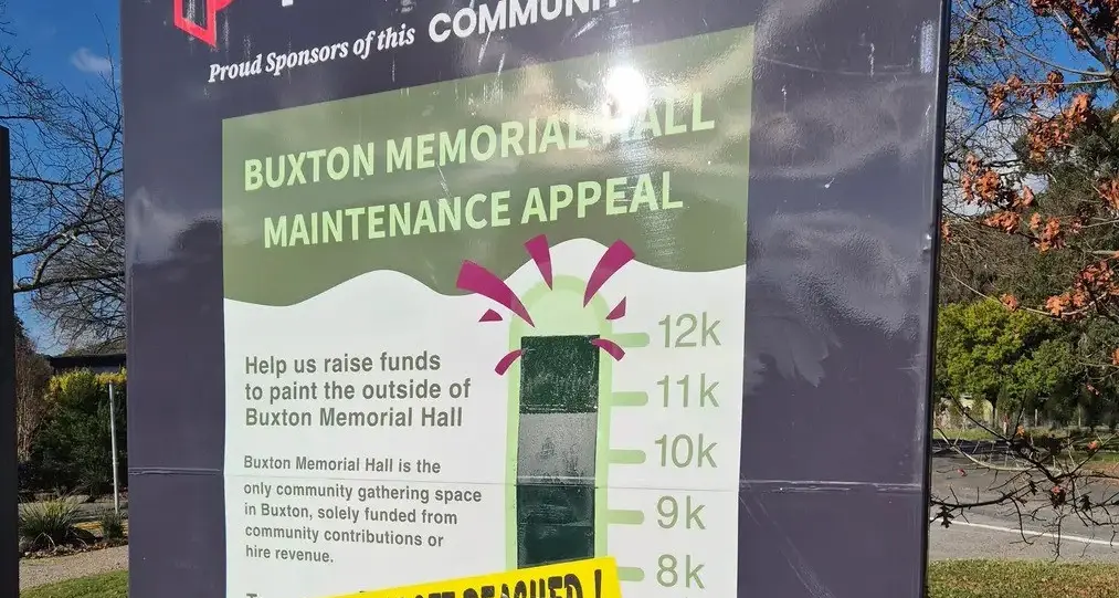 Buxton Hall Maintenance Appeal complete