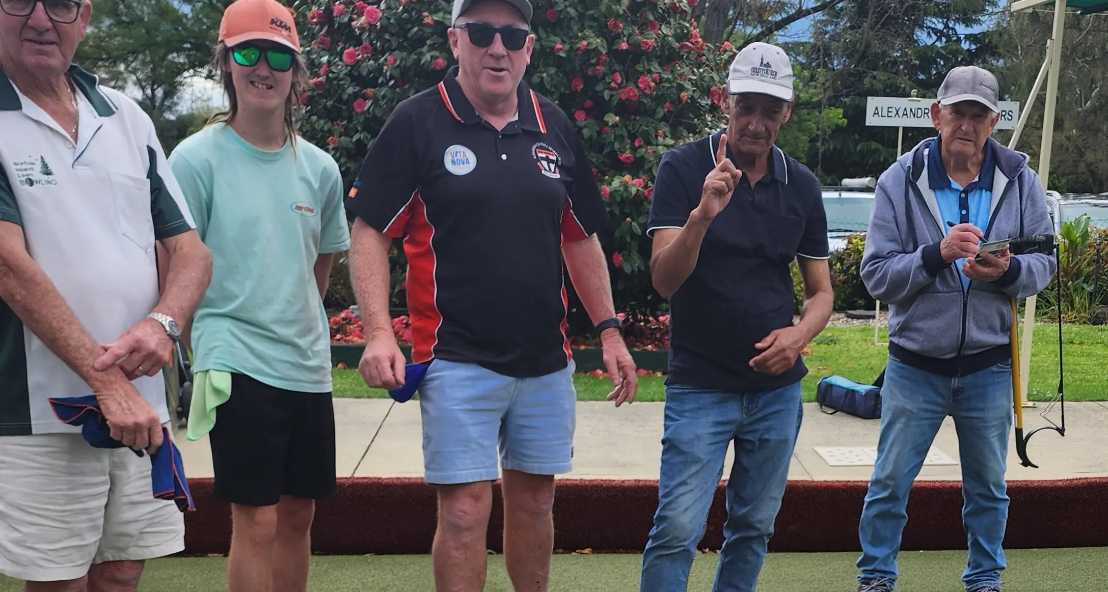 Alexandra versus Seymour in annual pre-season bowls