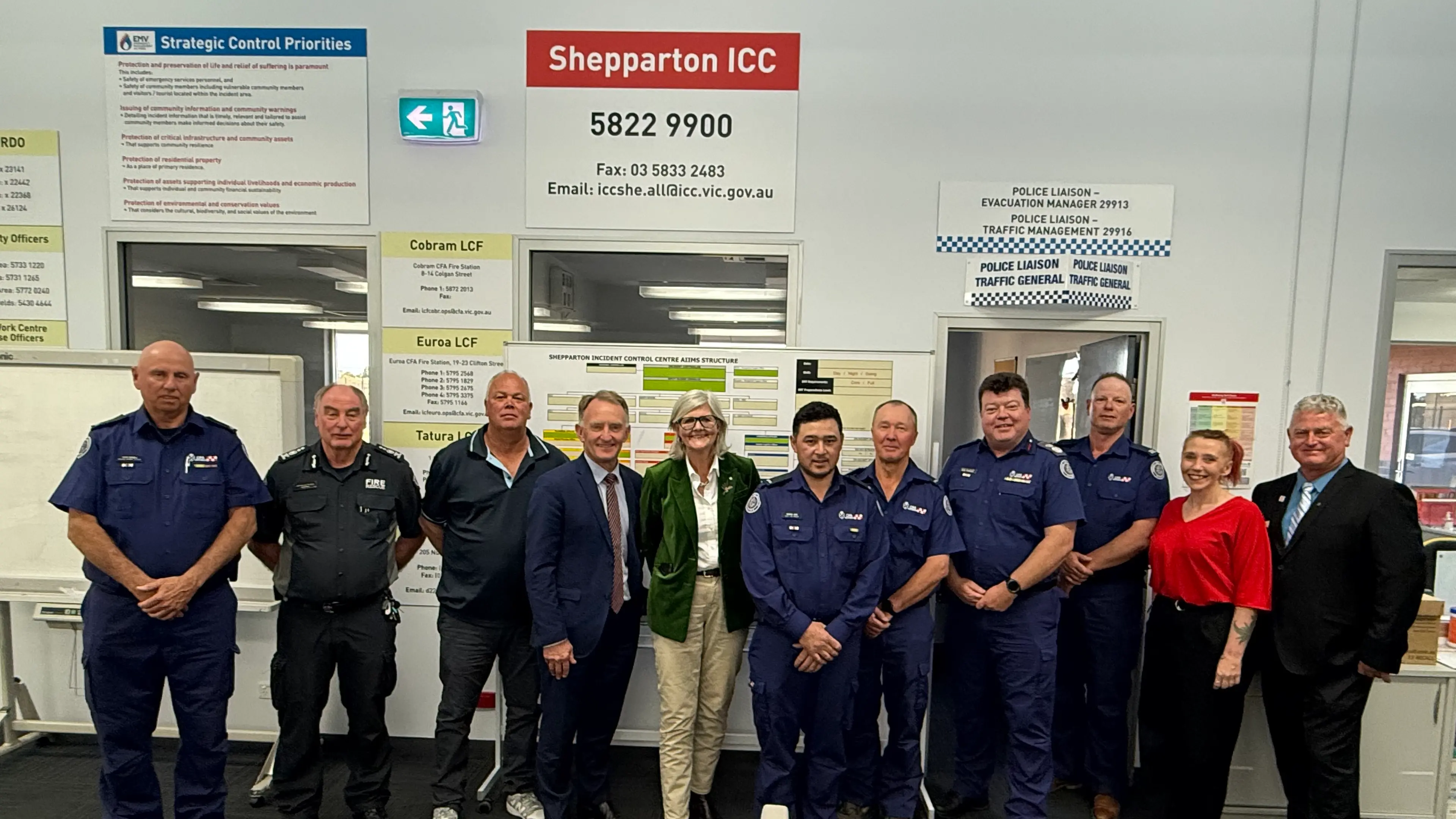 Australian Governor General meets with CFA captains