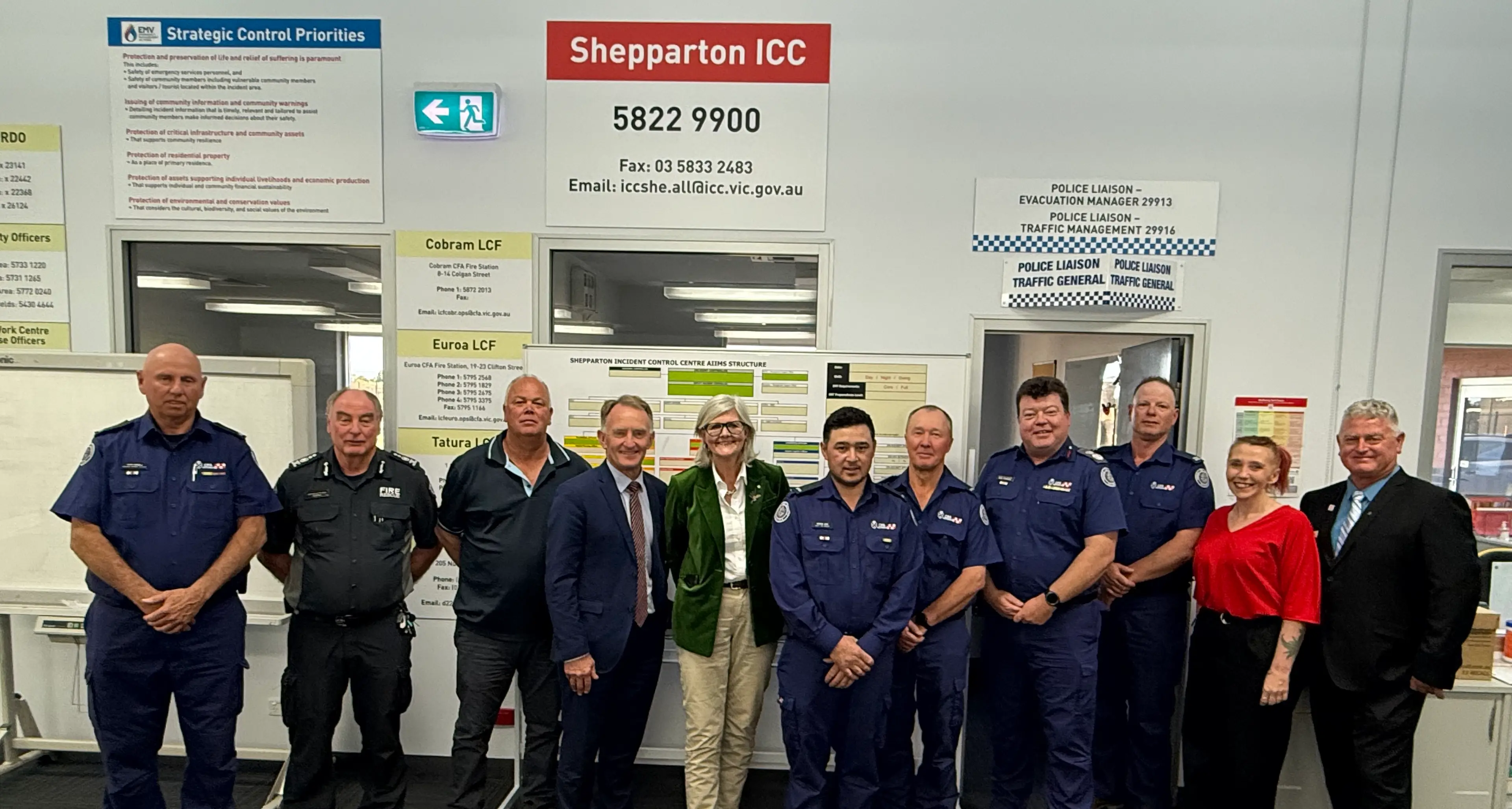 Australian Governor General meets with CFA captains