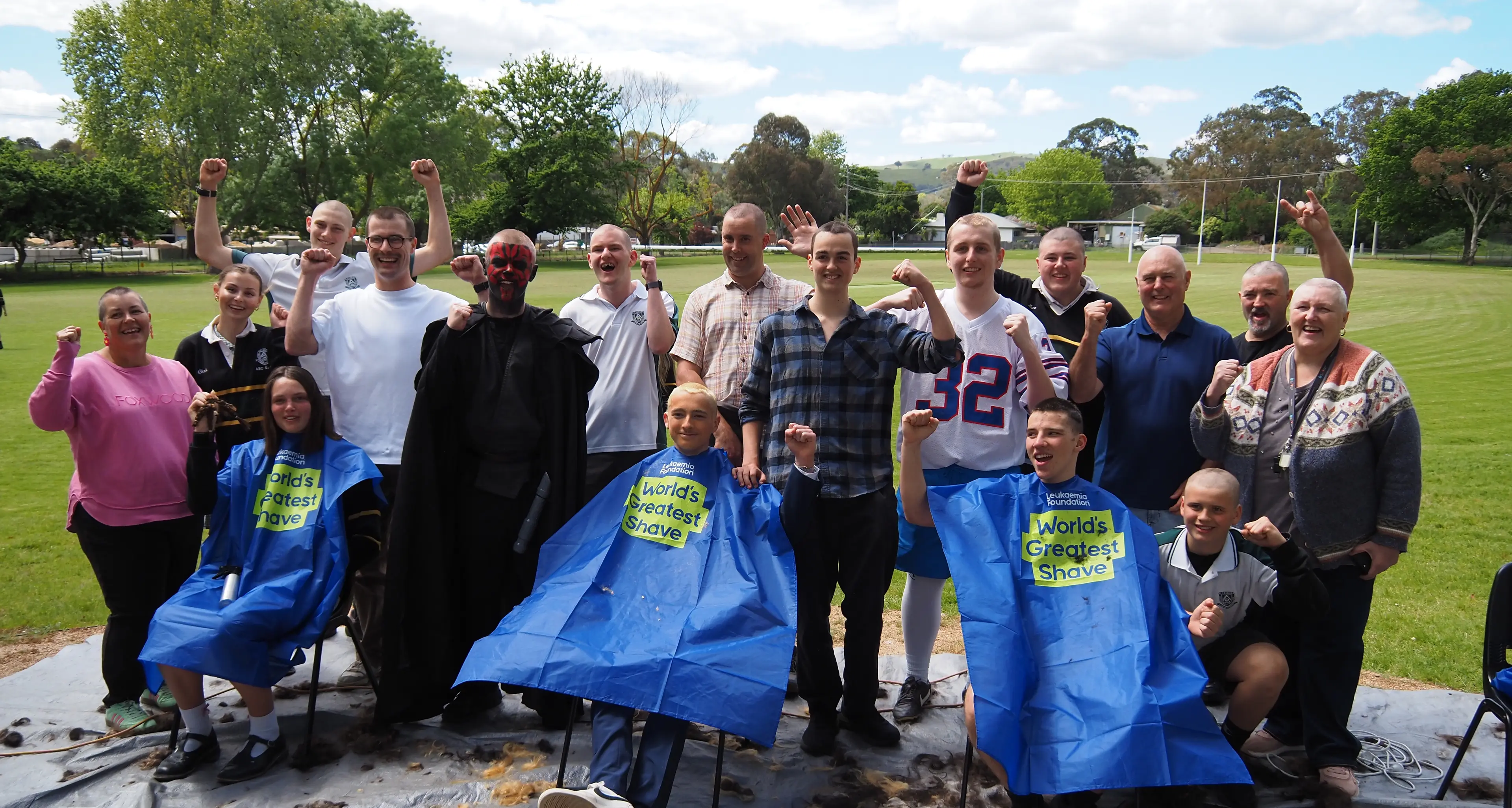 ASC students shave heads for a worthy cause